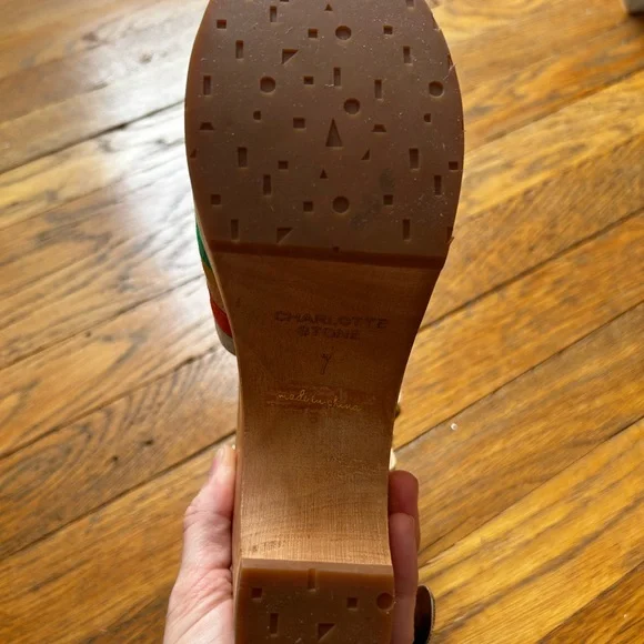 Colorful Platform Wedge Sandals - Picture 6 of 6